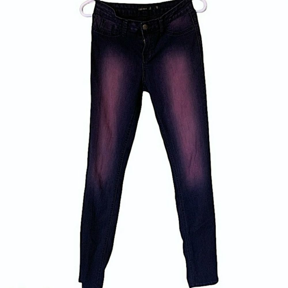 𝅺HIDDEN Jeans Purple Ladies Skinny Jeans Size 9